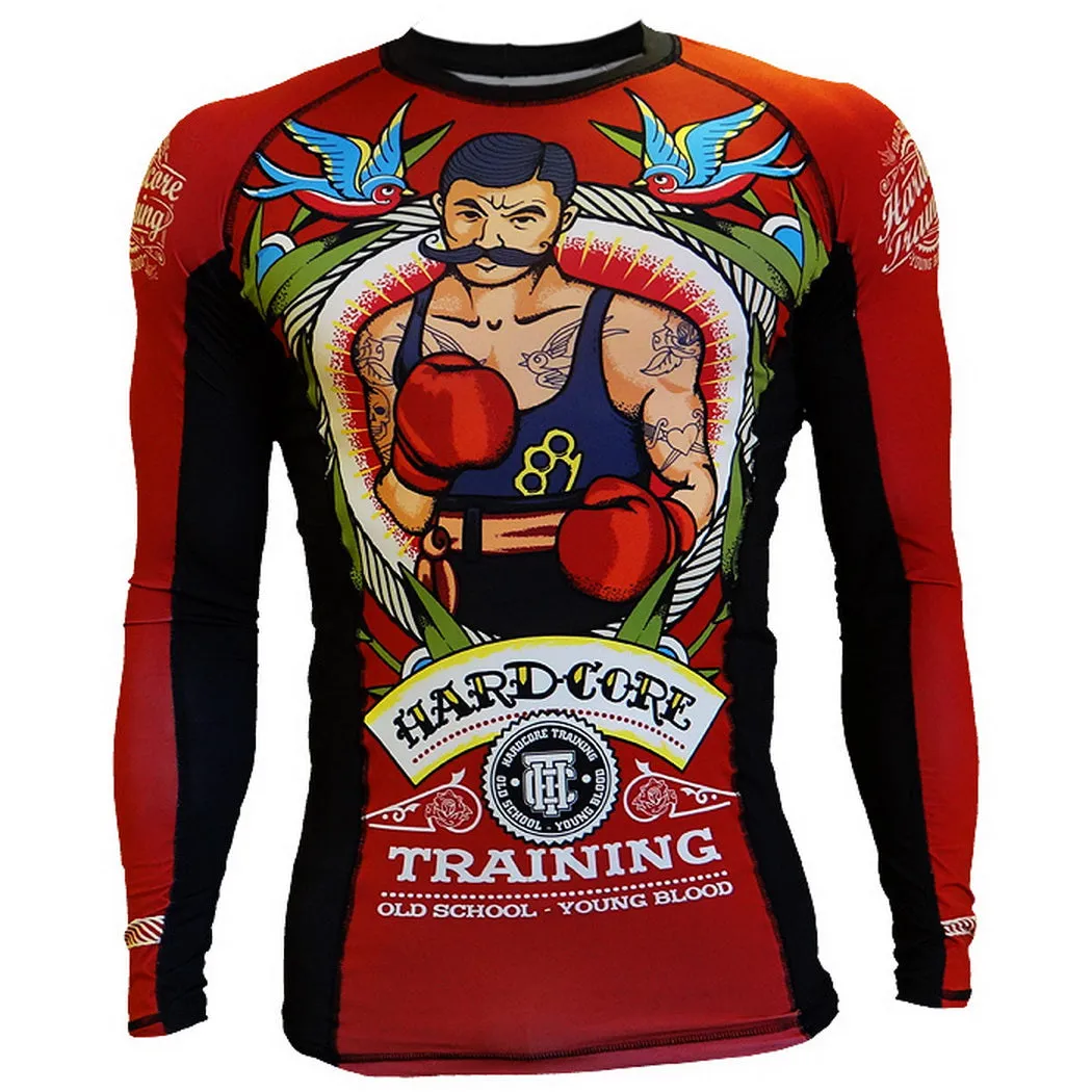Hardcore Training Old Tattoo 2.0 Rash Guard Men's