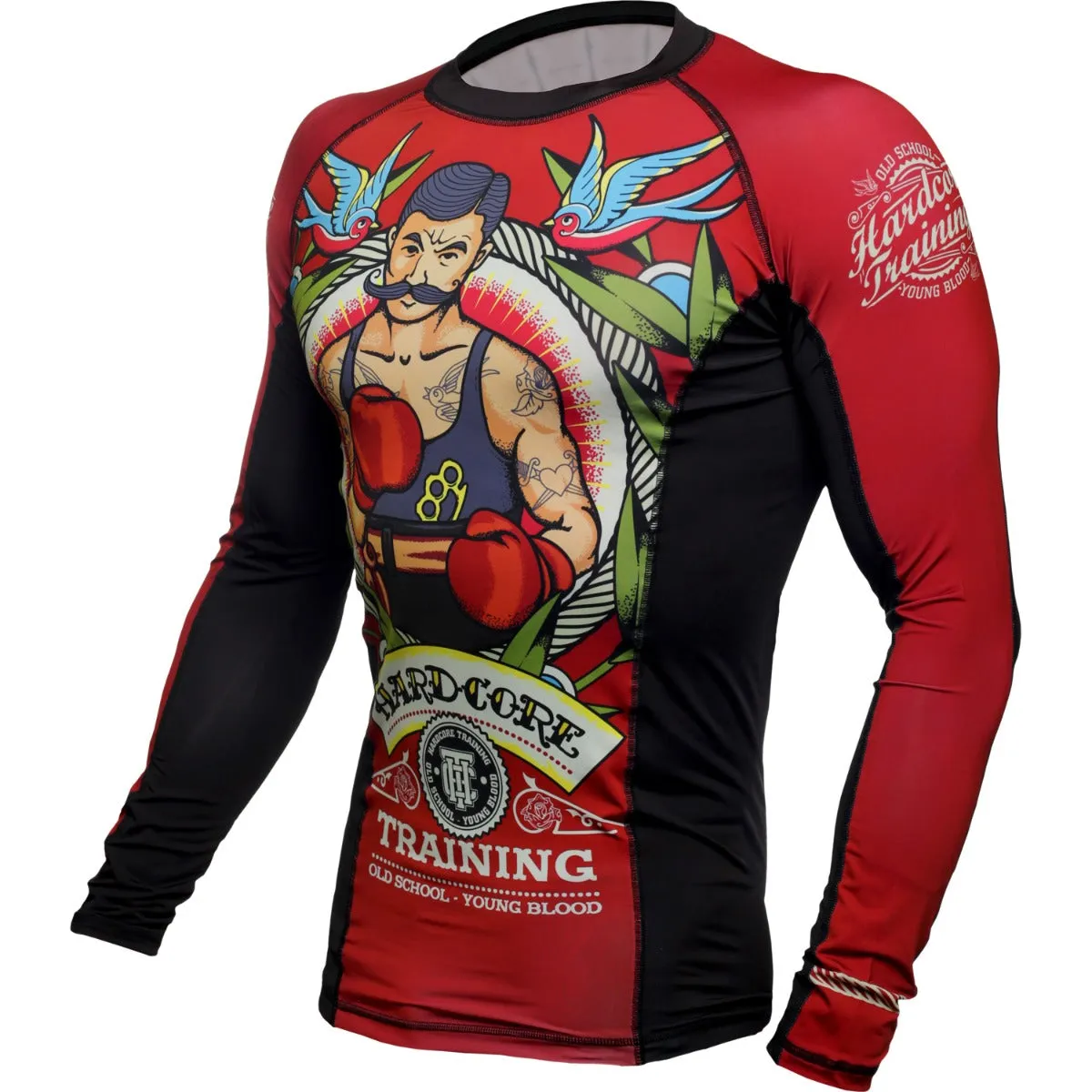Hardcore Training Old Tattoo 2.0 Rash Guard Men's