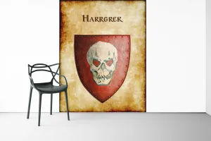 Harrgrek Heraldry of Greyhawk Anna Meyer Cartography Canvas Art Print