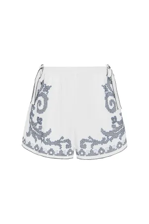 Hazel Embroidered Short