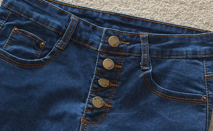 High Waist Denim Shorts