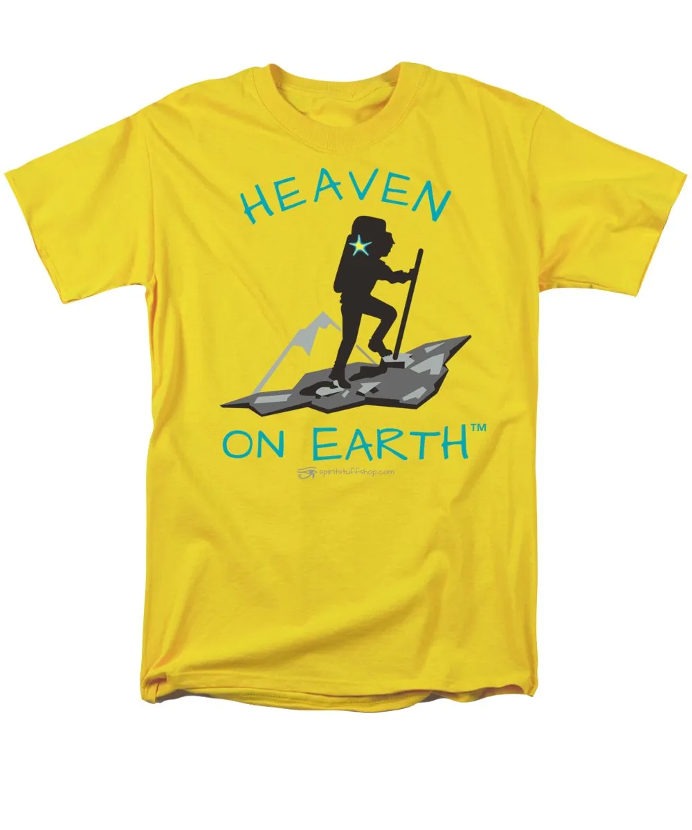 Hiker Heaven On Earth - Men's T-Shirt  (Regular Fit)