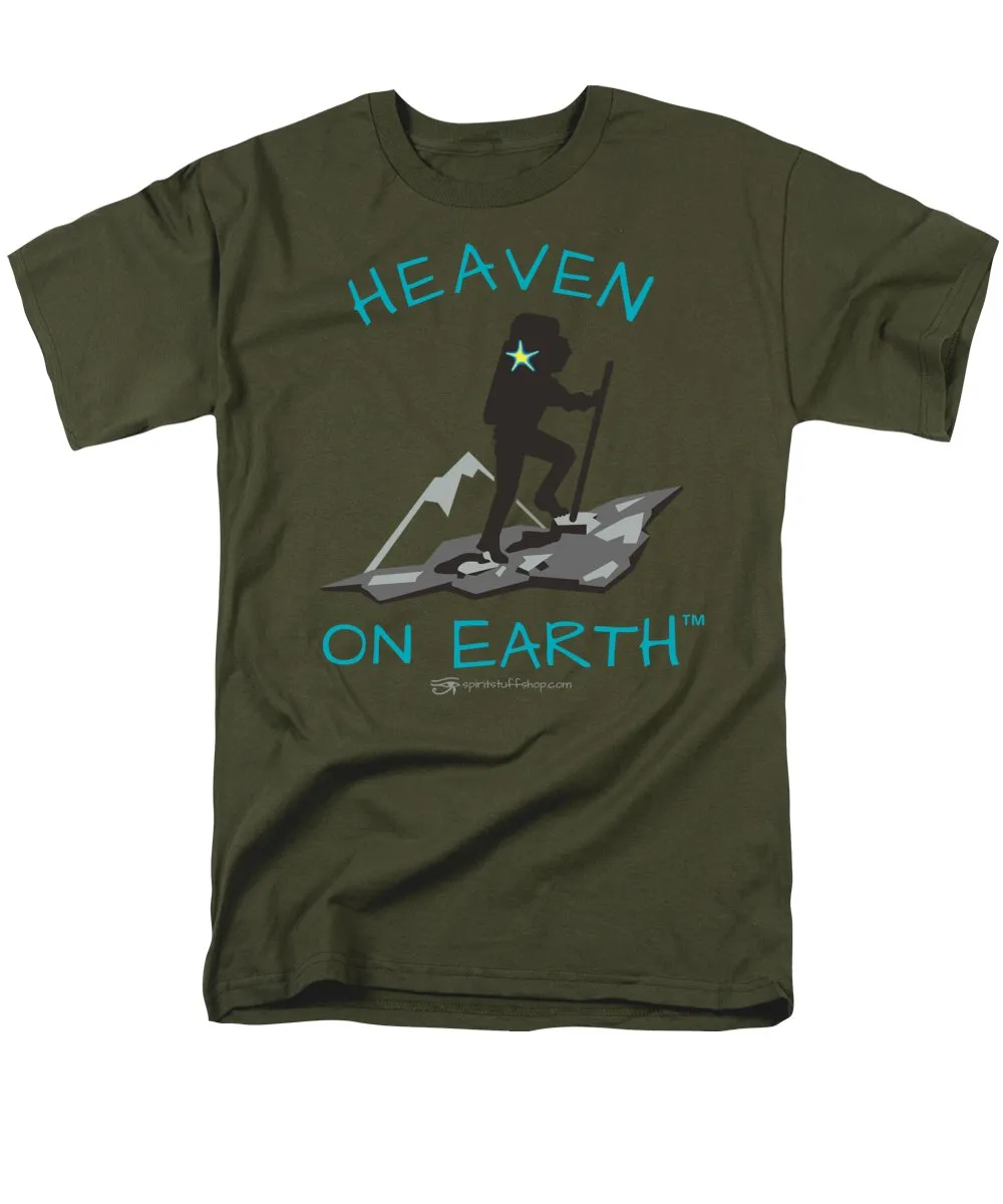 Hiker Heaven On Earth - Men's T-Shirt  (Regular Fit)
