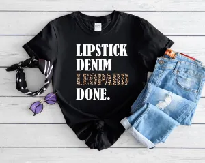 Holly McLanhan Custom- Lipstick, Denim, Leopard, Done.