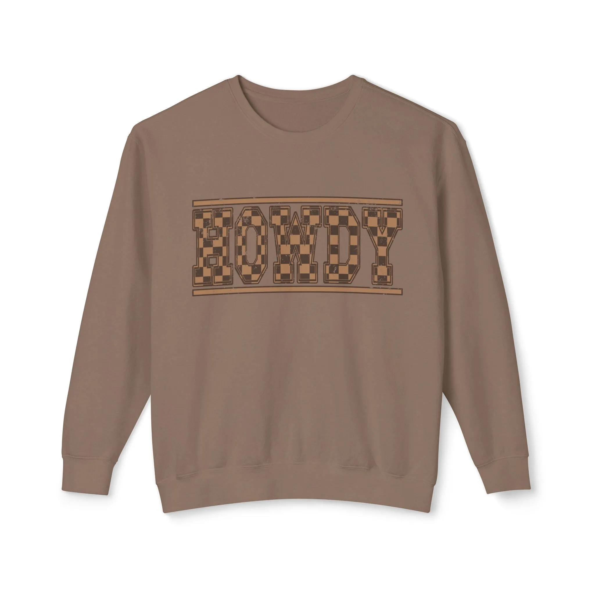 Howdy Checkered Sweatshirt