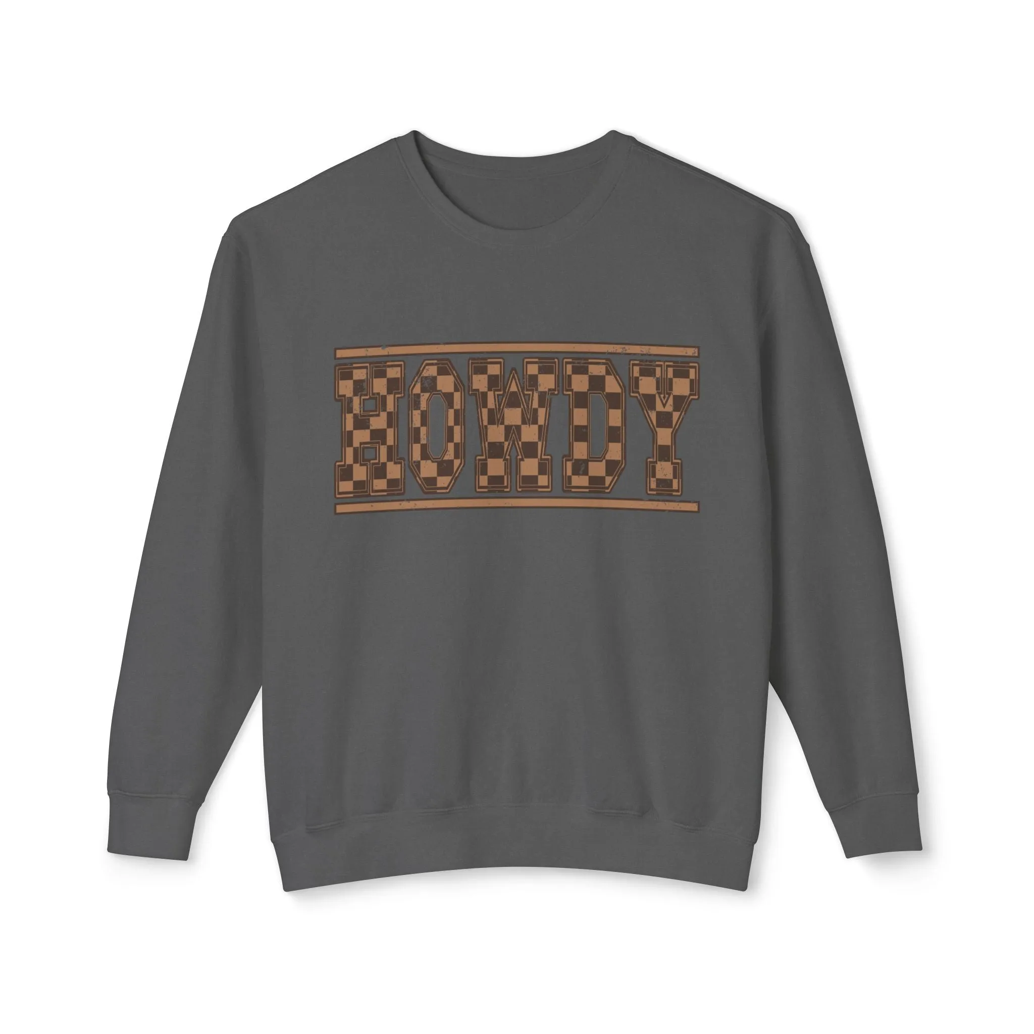 Howdy Checkered Sweatshirt