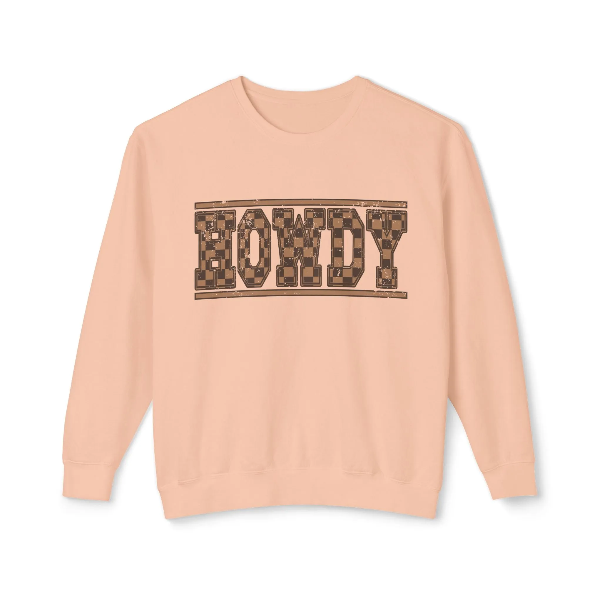 Howdy Checkered Sweatshirt