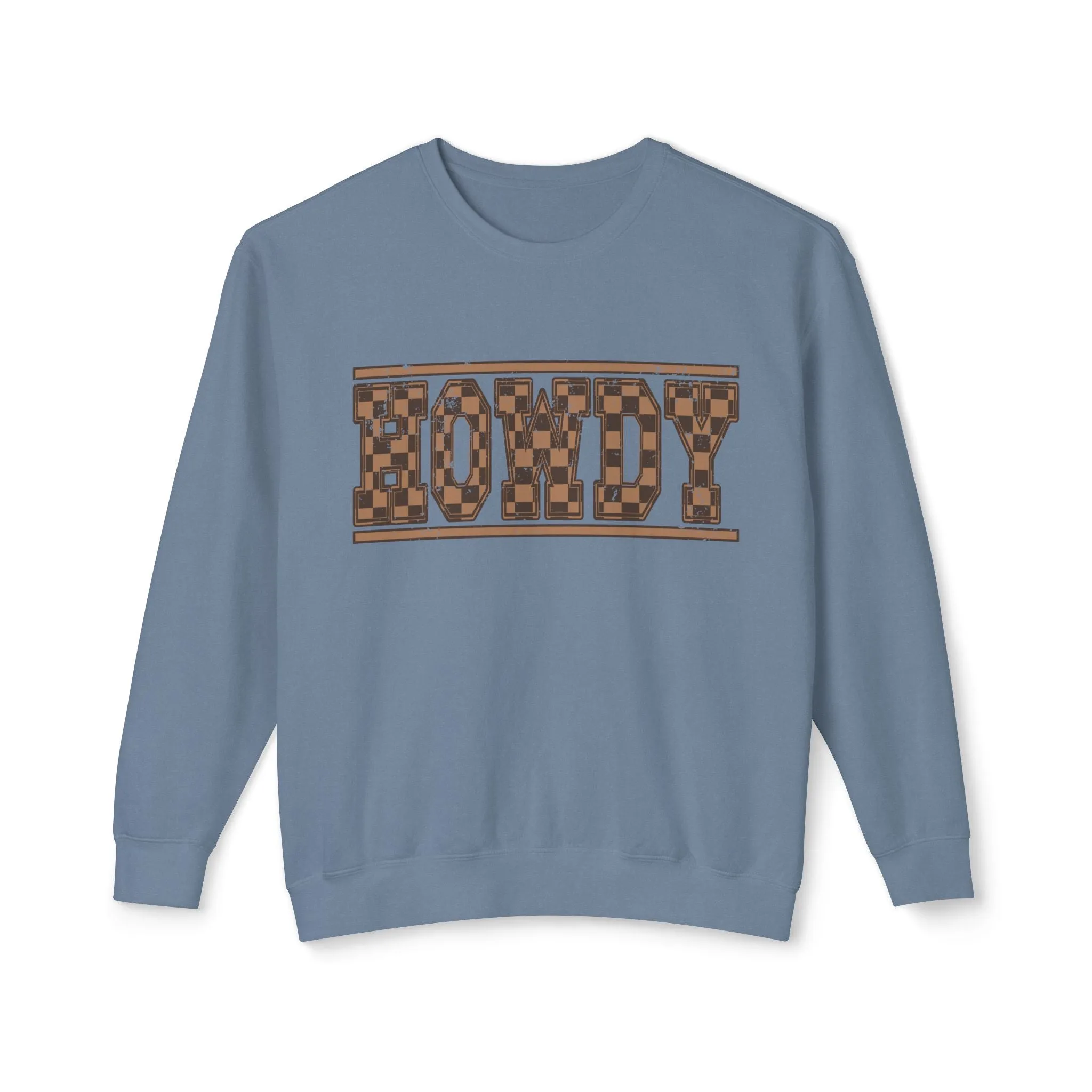 Howdy Checkered Sweatshirt