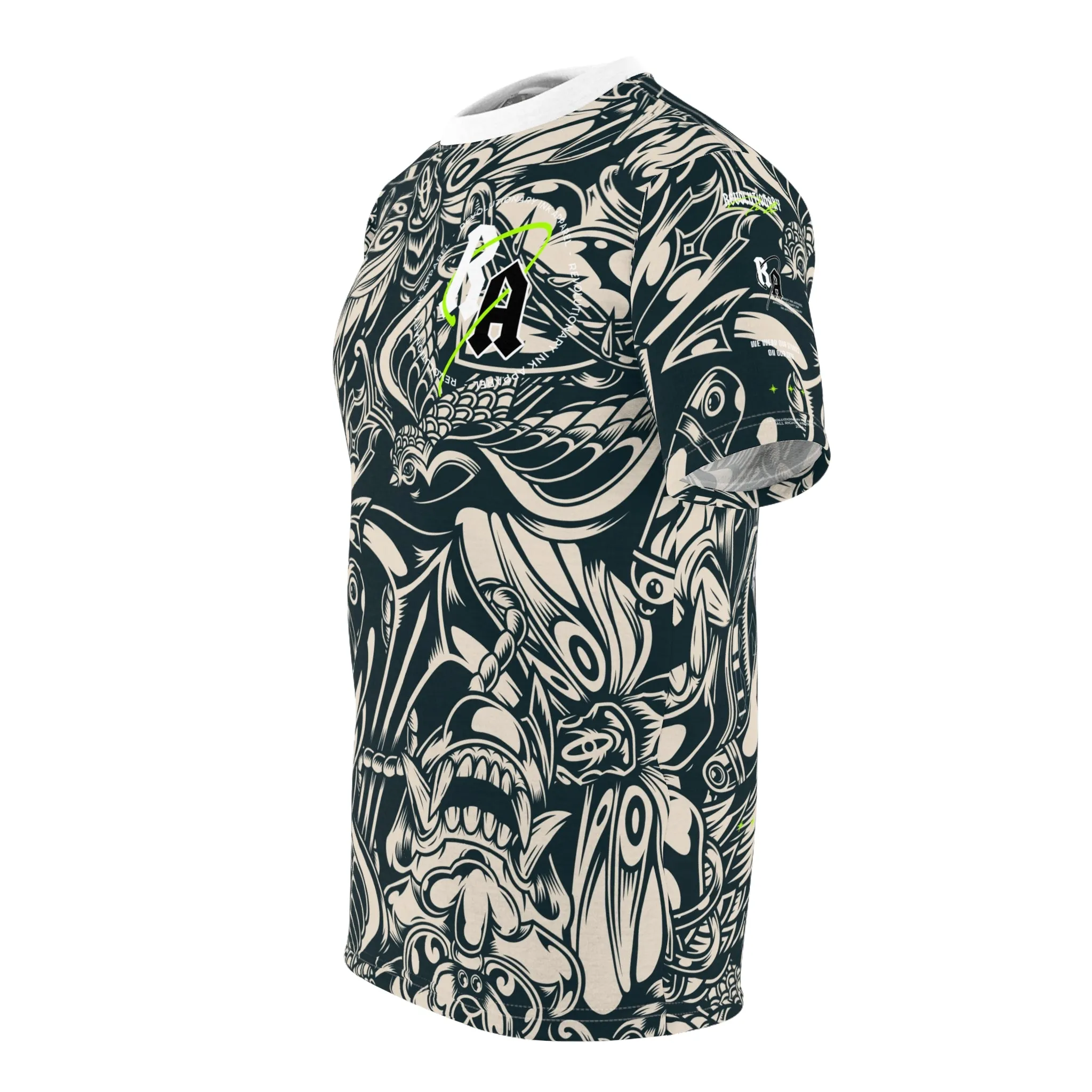 Inked Rebellion: Unisex Cut & Sew Tee