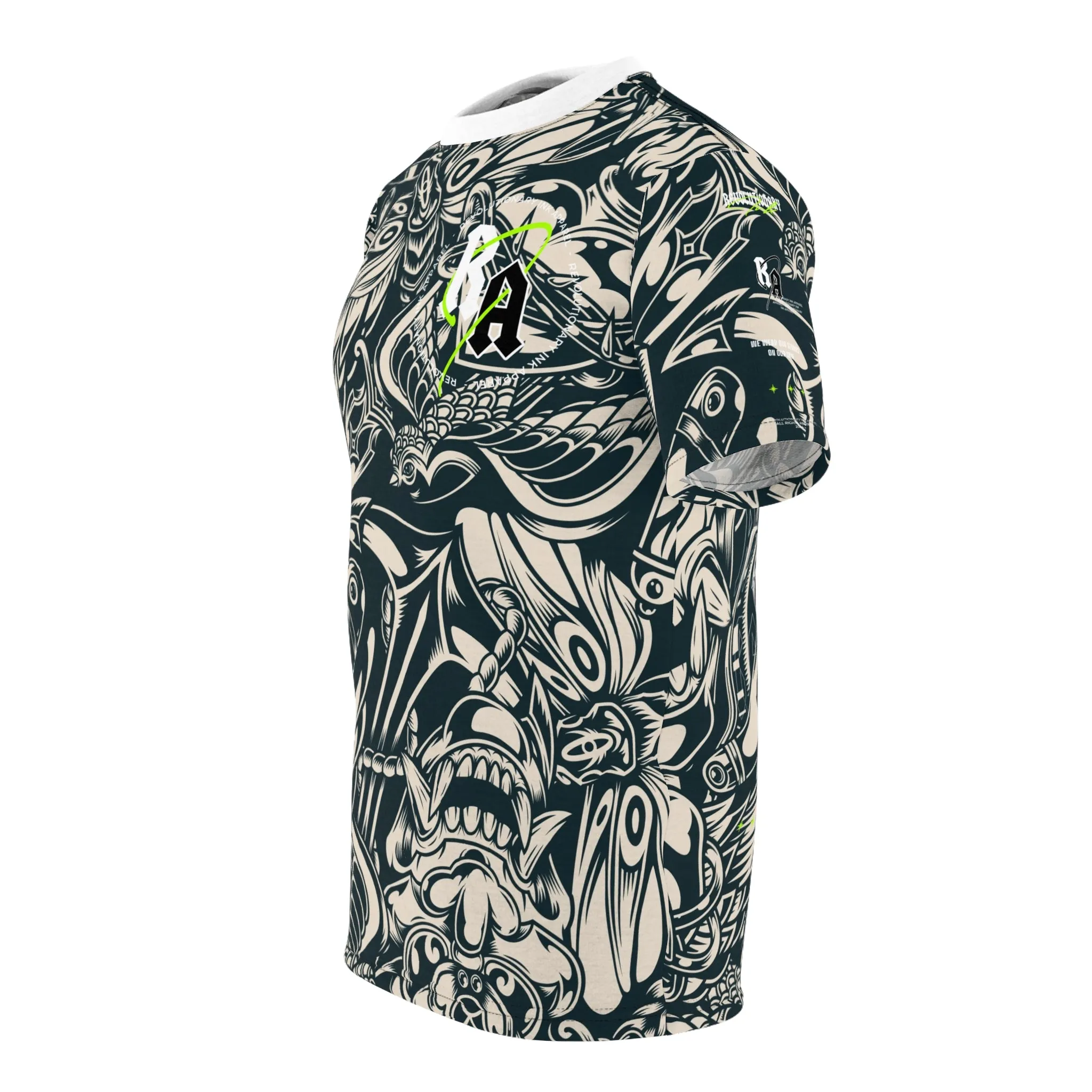 Inked Rebellion: Unisex Cut & Sew Tee