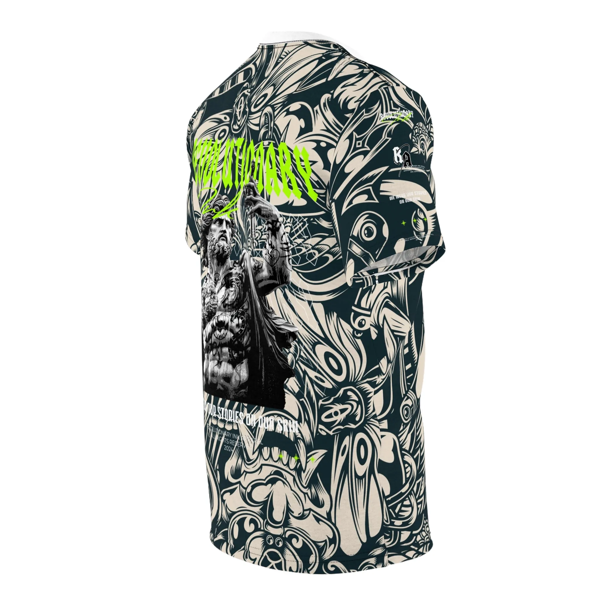 Inked Rebellion: Unisex Cut & Sew Tee