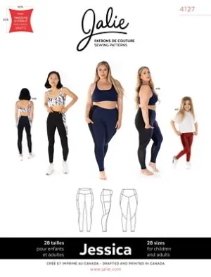 Jessica Leggings with Side Pocket --- Jalie Patterns