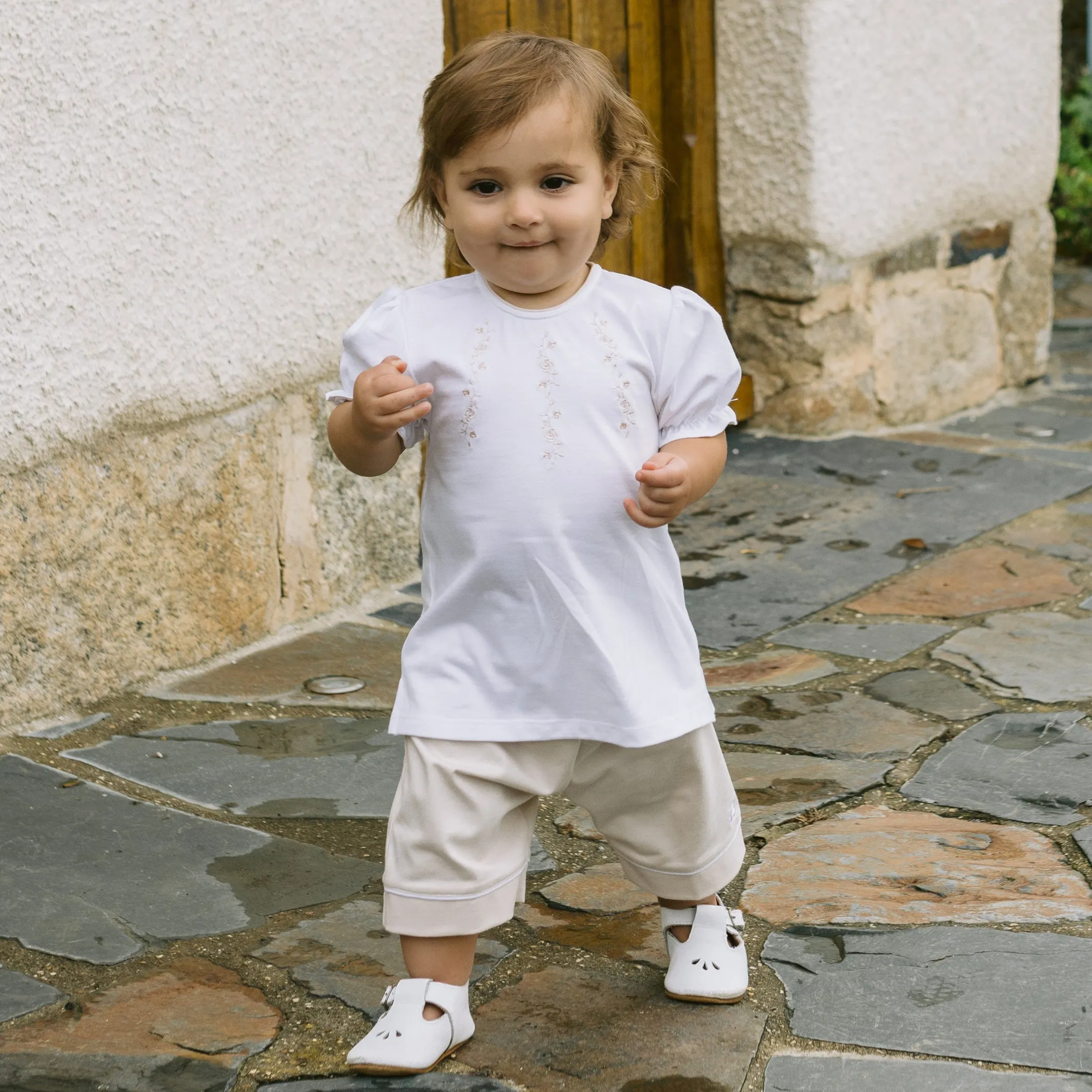 Jewell Stone Girls Top and Shorts Summer Set