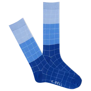 K.Bell Men's Pool Tiles Crew Sock