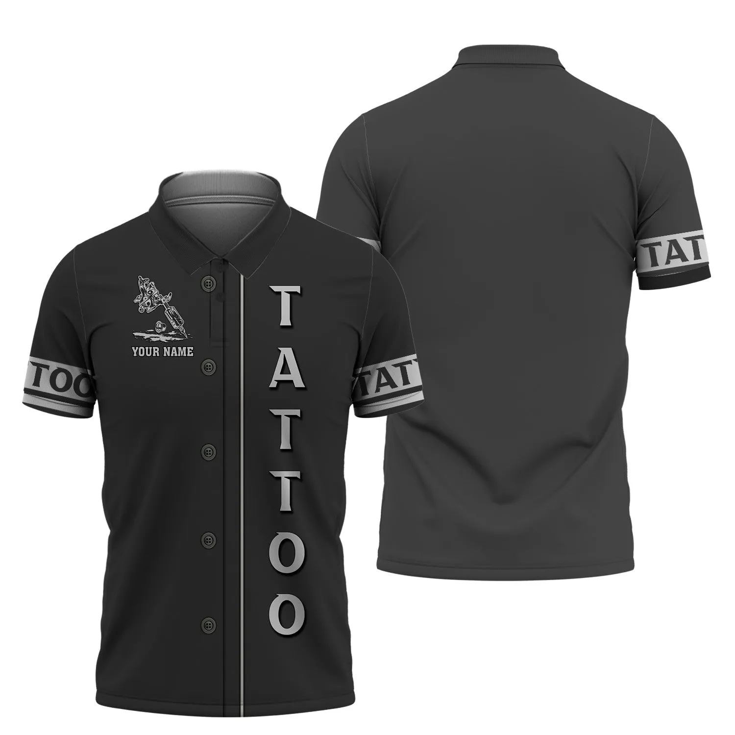 Latest Tattoo Artist Shop Personalized Name 3D Hoodie, 3D Zipper Hoodie