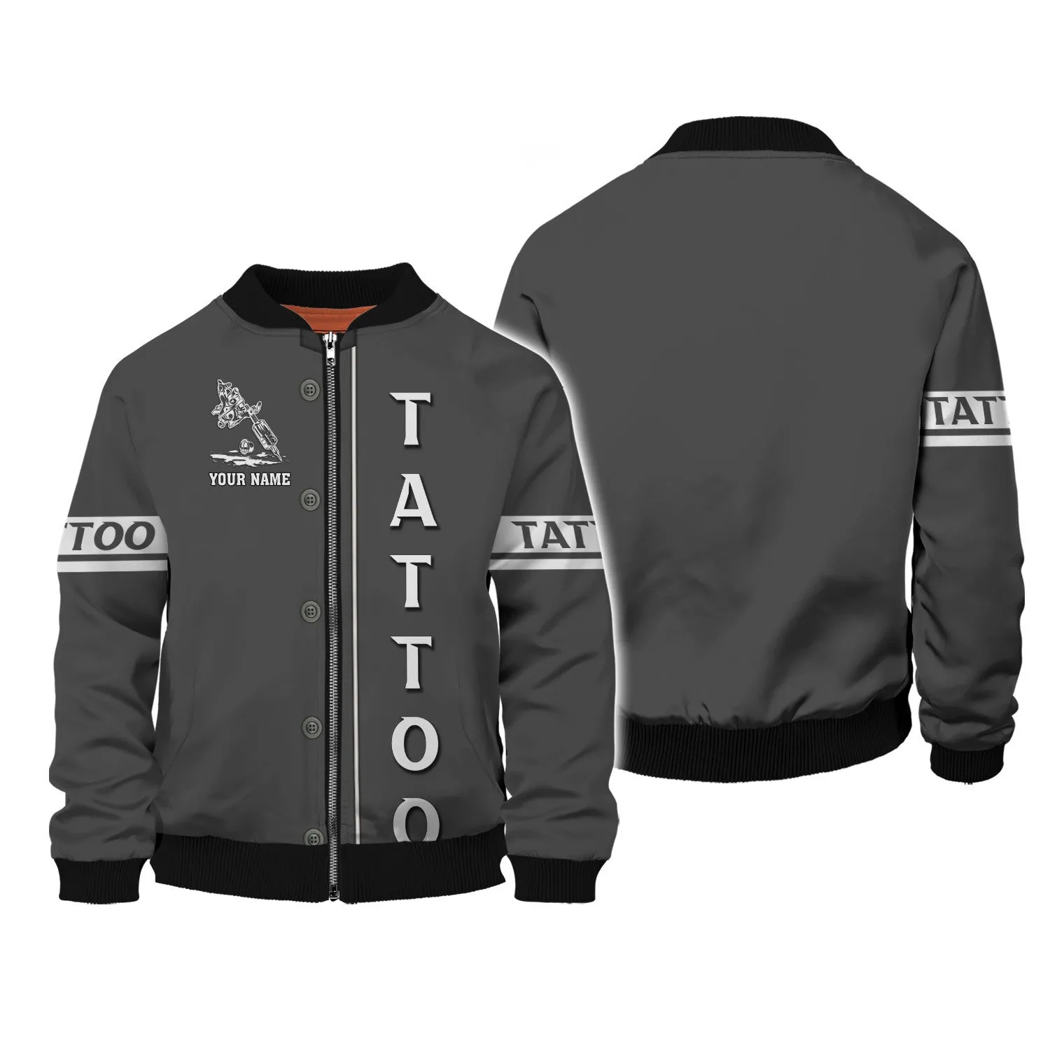 Latest Tattoo Artist Shop Personalized Name 3D Hoodie, 3D Zipper Hoodie