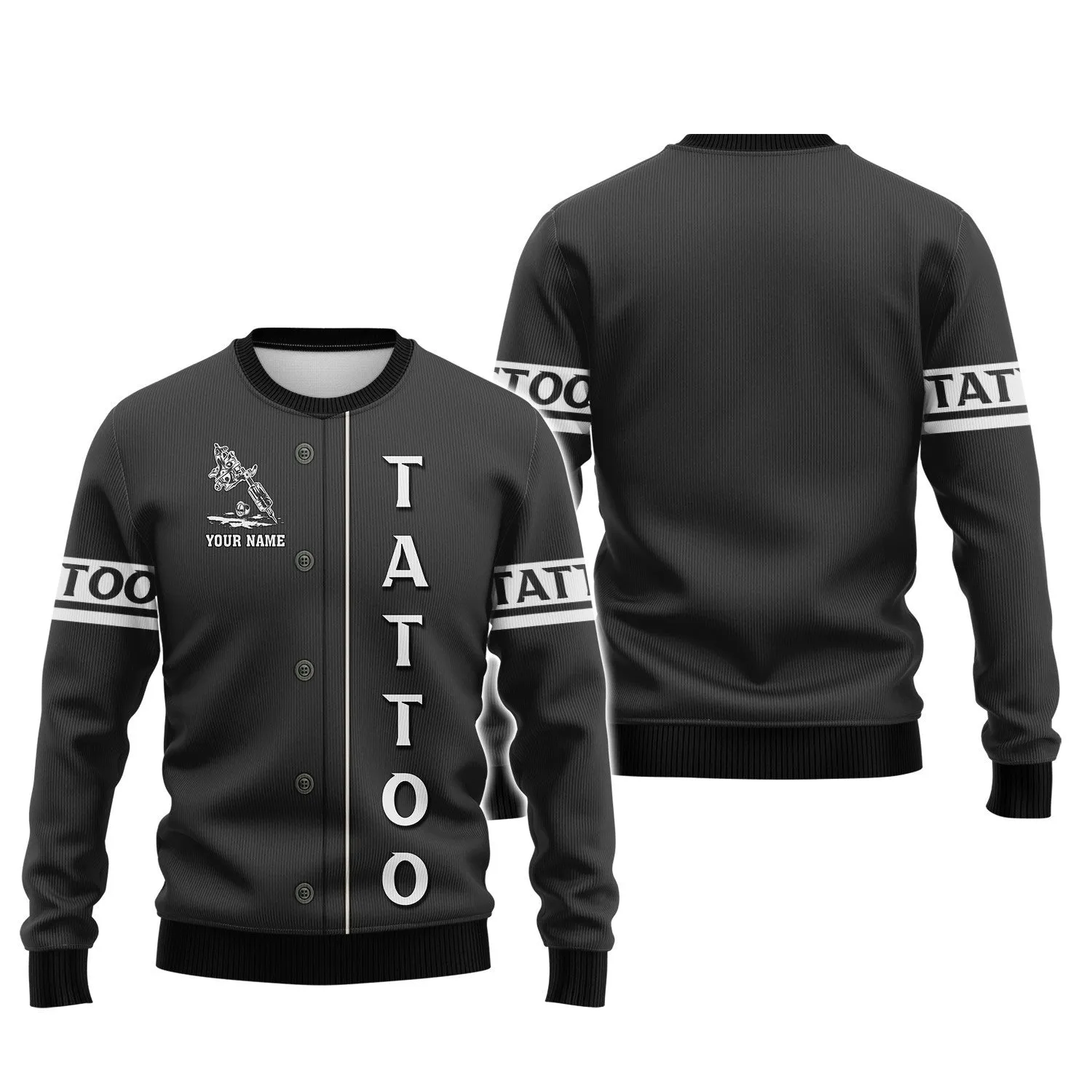 Latest Tattoo Artist Shop Personalized Name 3D Hoodie, 3D Zipper Hoodie