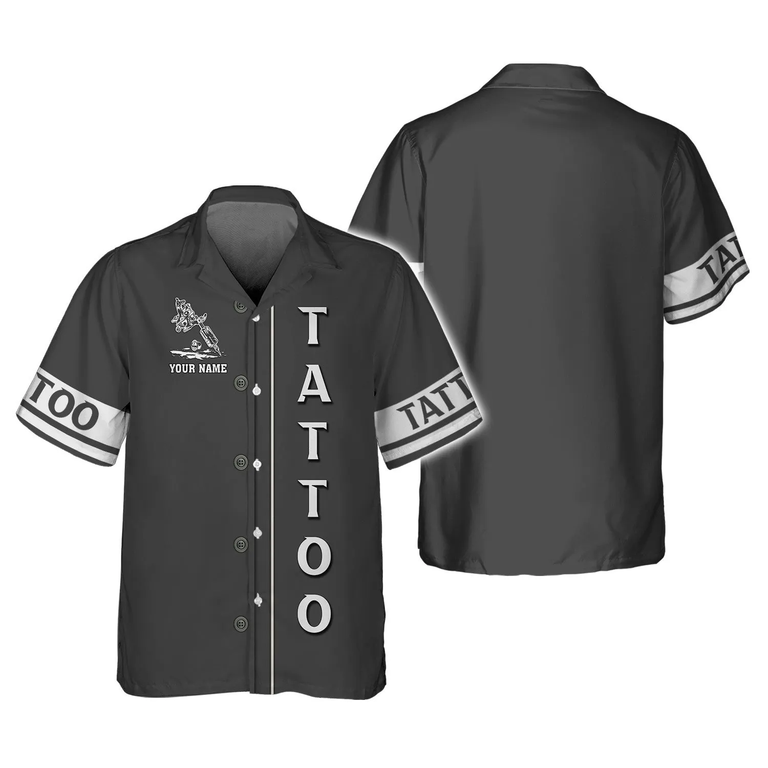 Latest Tattoo Artist Shop Personalized Name 3D Hoodie, 3D Zipper Hoodie