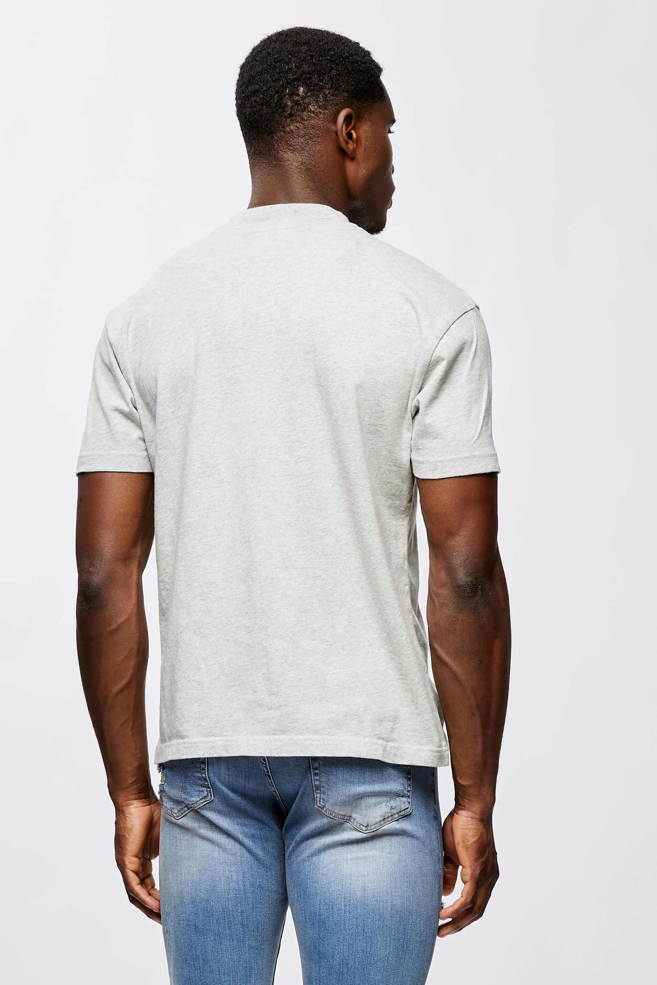 LEGEND* BASICS T-SHIRT - GREY MARL