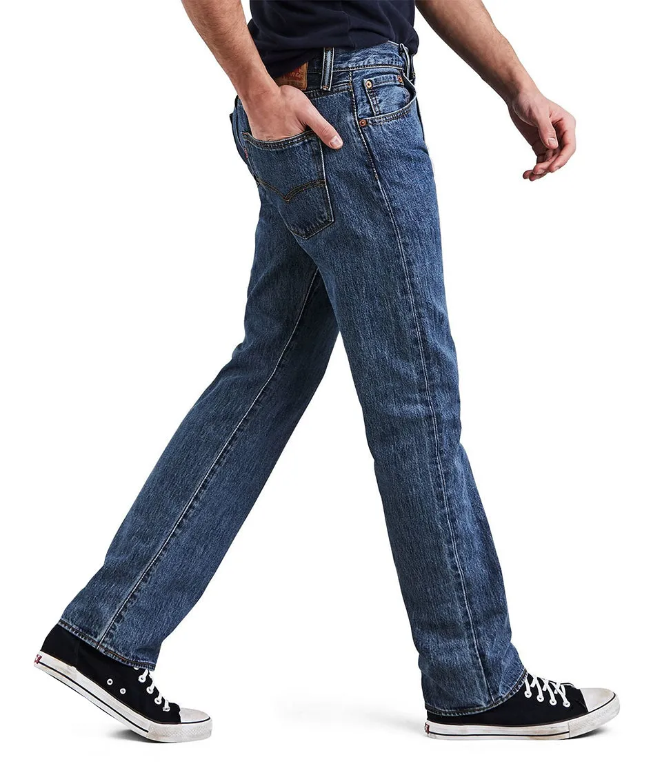 LEVI'S 501 ORIGINAL FIT JEAN - MEDIUM STONEWASH