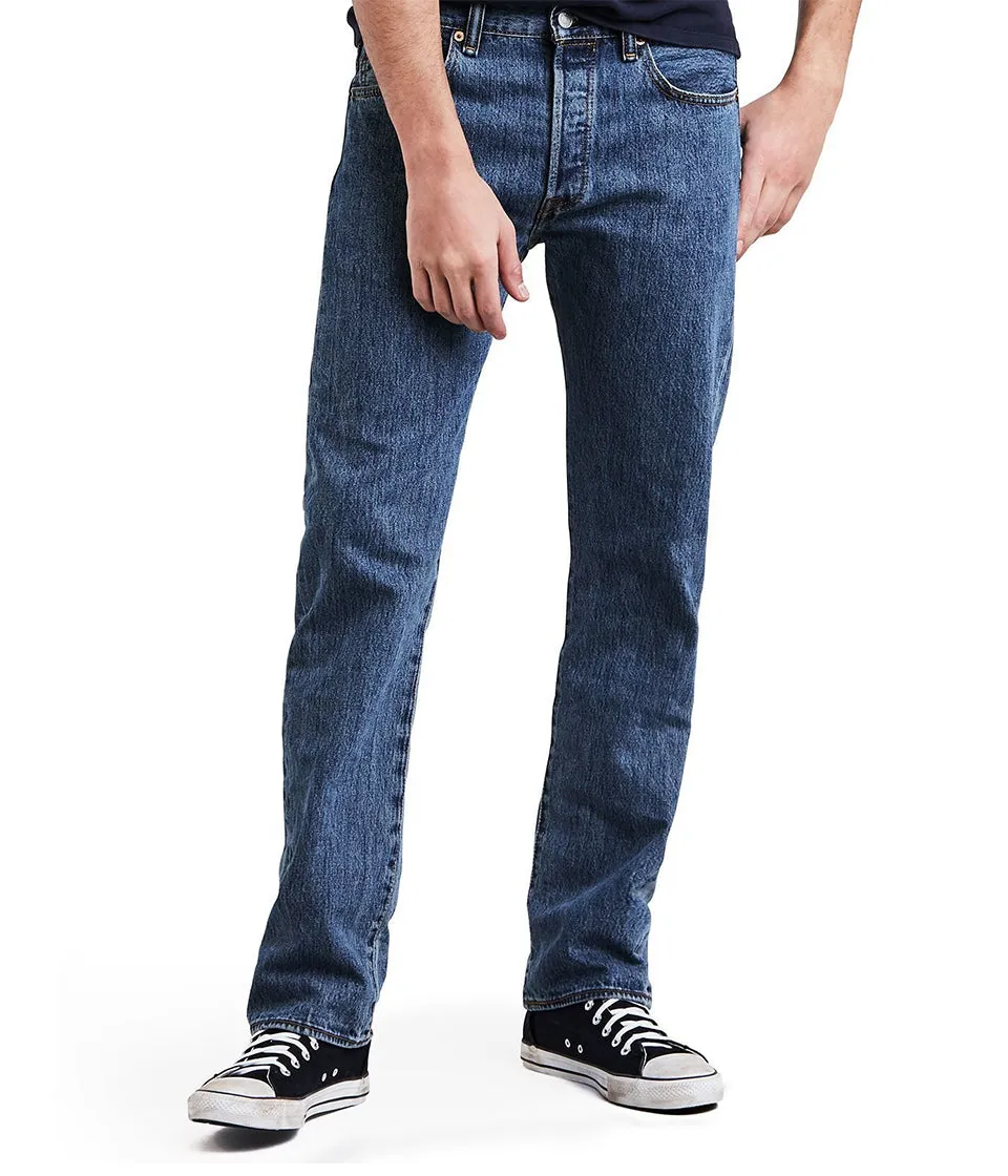 LEVI'S 501 ORIGINAL FIT JEAN - MEDIUM STONEWASH
