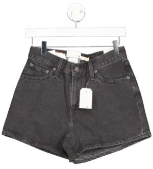 levis Black 80s Mom Shorts W27