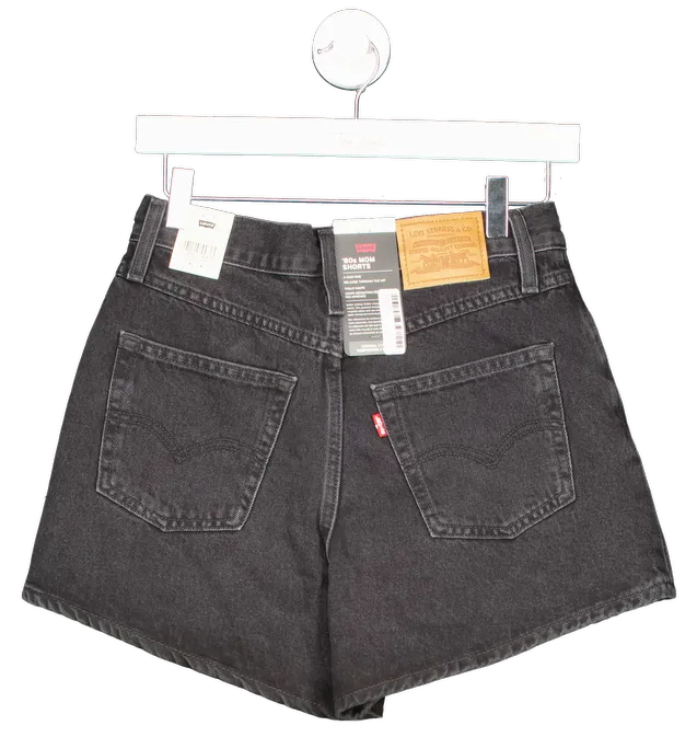 levis Black 80s Mom Shorts W27