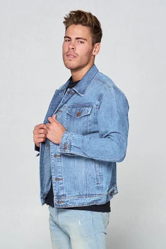 Light washed Men's Denim Jacket