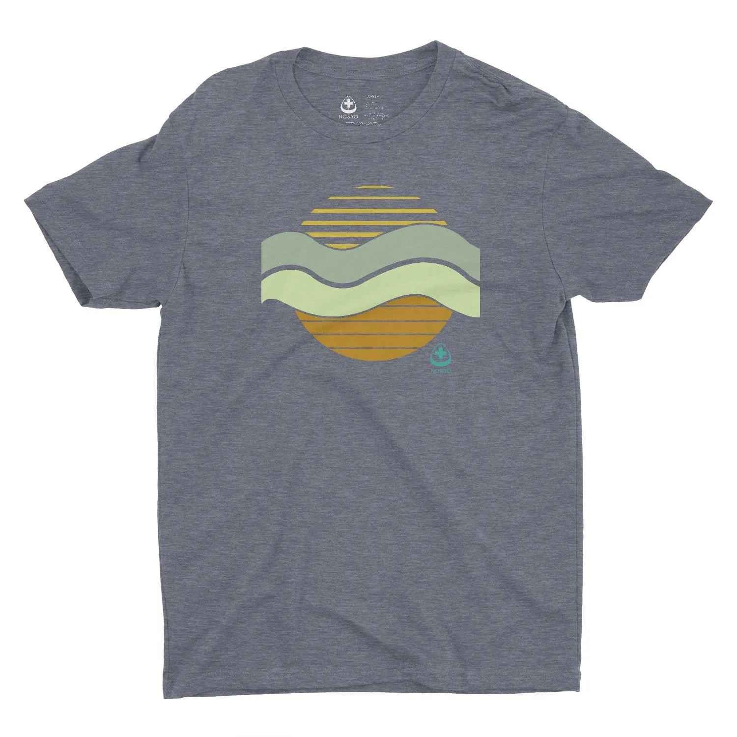 Luxury Men’s Sun & Waves Graphic Tee