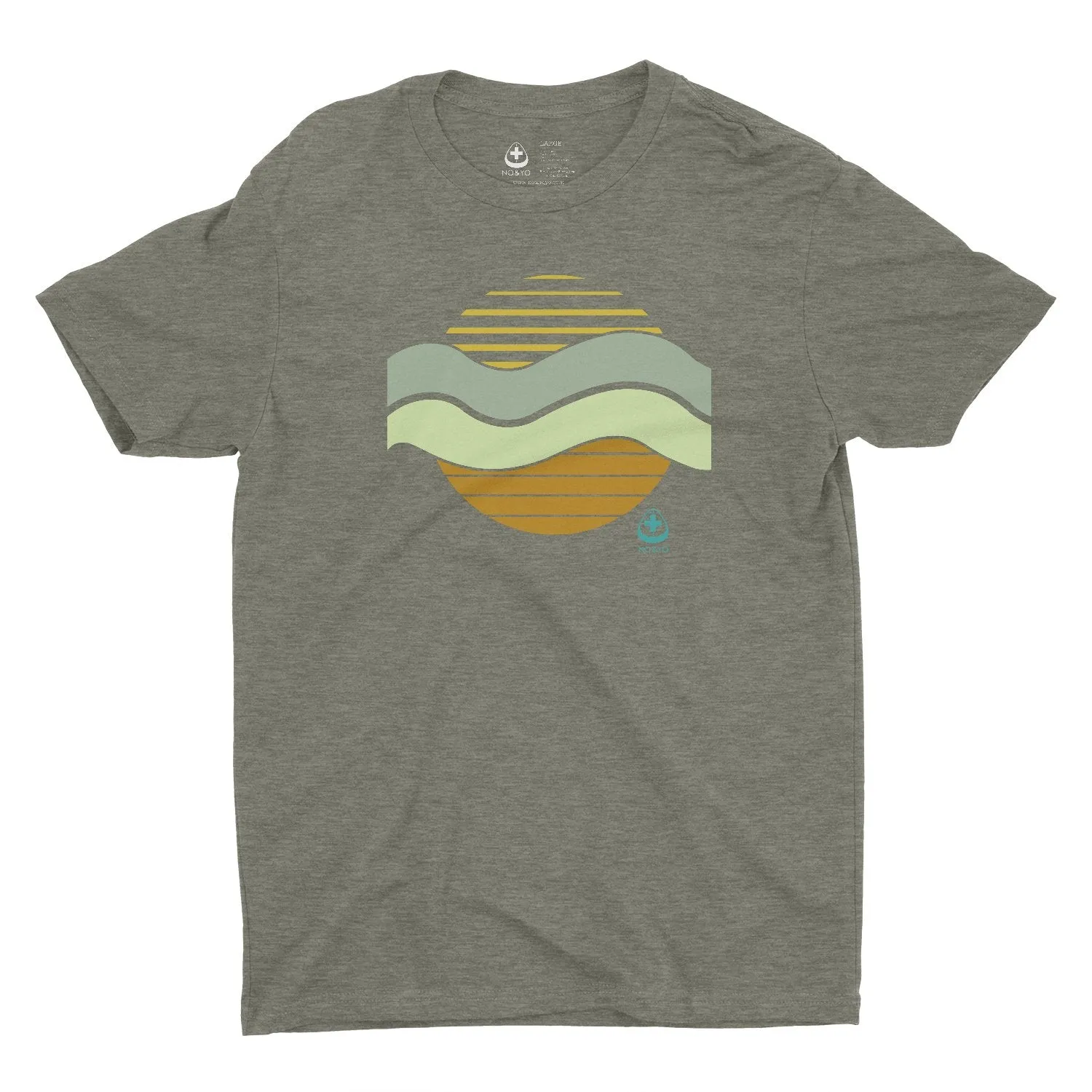 Luxury Men’s Sun & Waves Graphic Tee