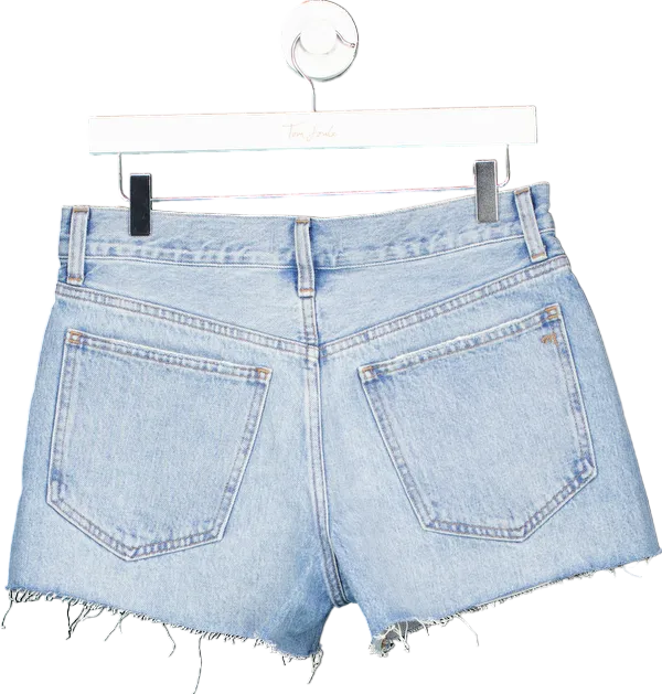 Madewell Blue Relaxed Denim Shorts UK  W26