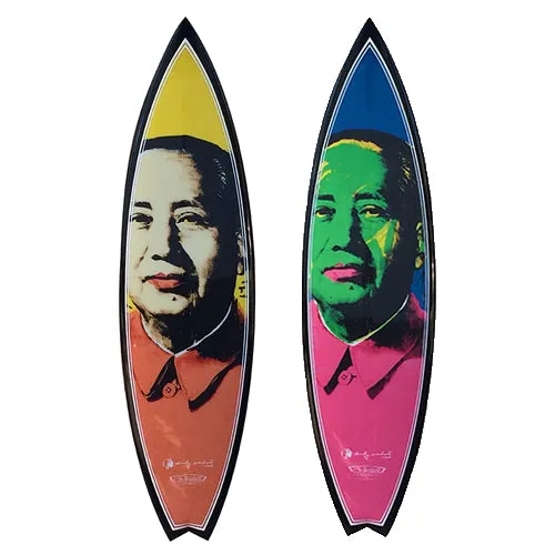 Mao Surfboard by Andy Warhol