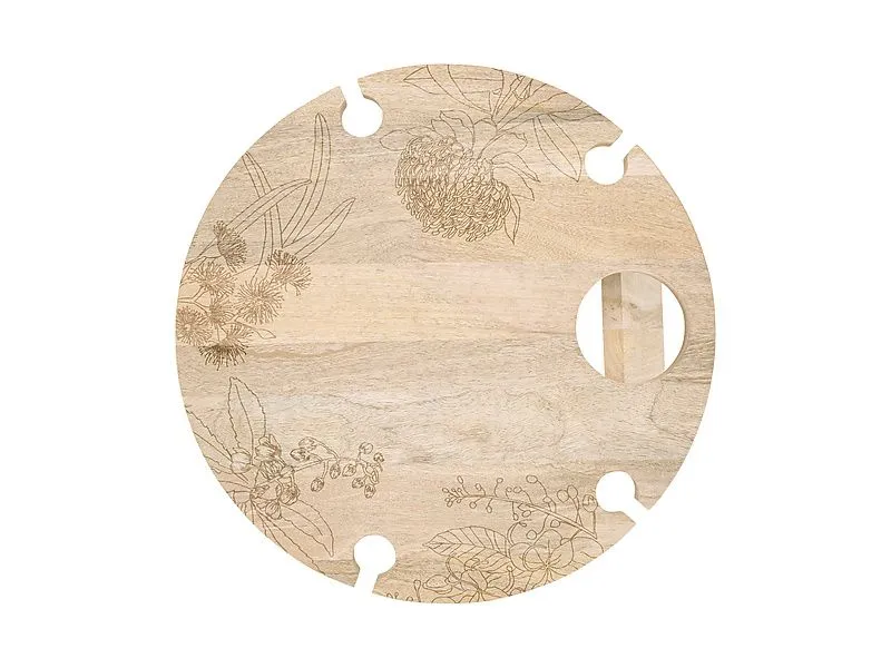 Maxwell & Williams The Blck Pen Golden Summer Round Folding Picnic Table 45x45x24cm