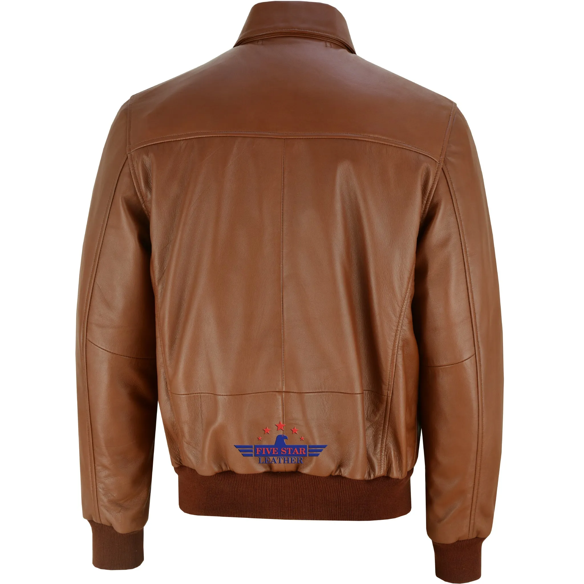 Men's Air Force A-2 Capeskin Leather Flight Bomber Jacket