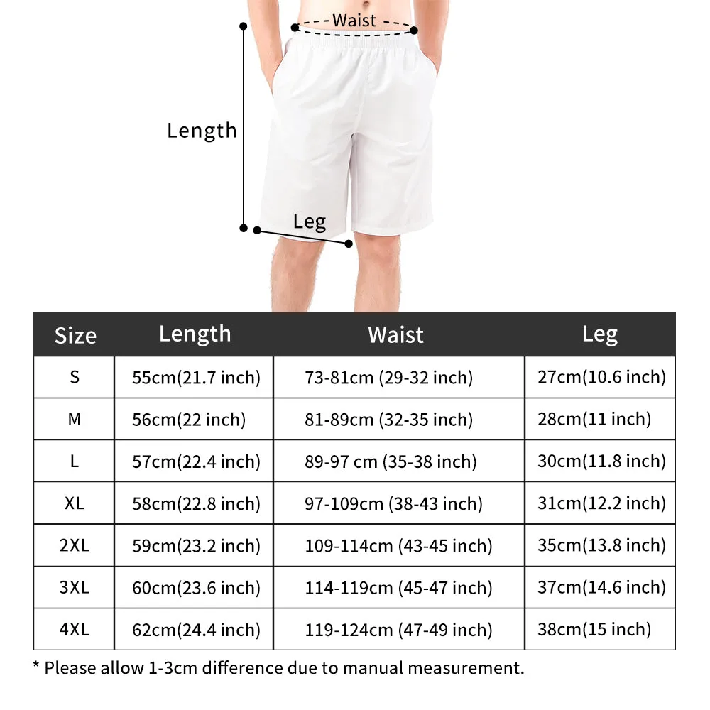 Men's Black Pinapple Pattern Graphic Board Shorts