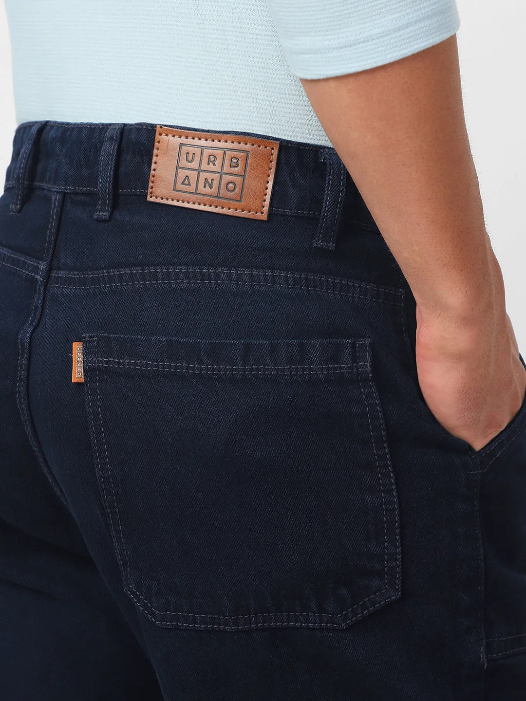 Men's Dark Grey Loose Fit Cargo Carpenter Jeans With 6 Pockets Non-Stretchable