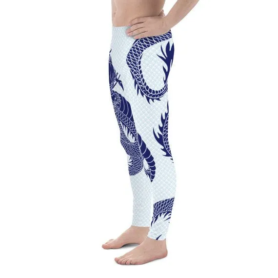 Men's Dragon Leggings with Scales