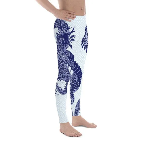 Men's Dragon Leggings with Scales