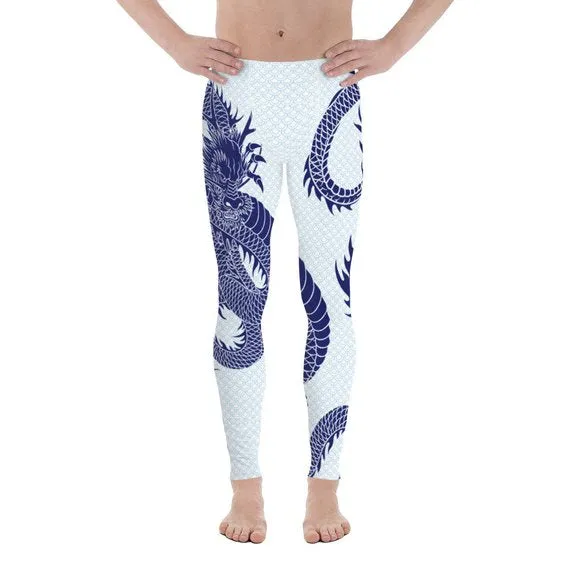Men's Dragon Leggings with Scales