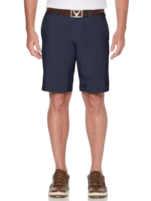 Mens Flat Front Stretch Golf Short