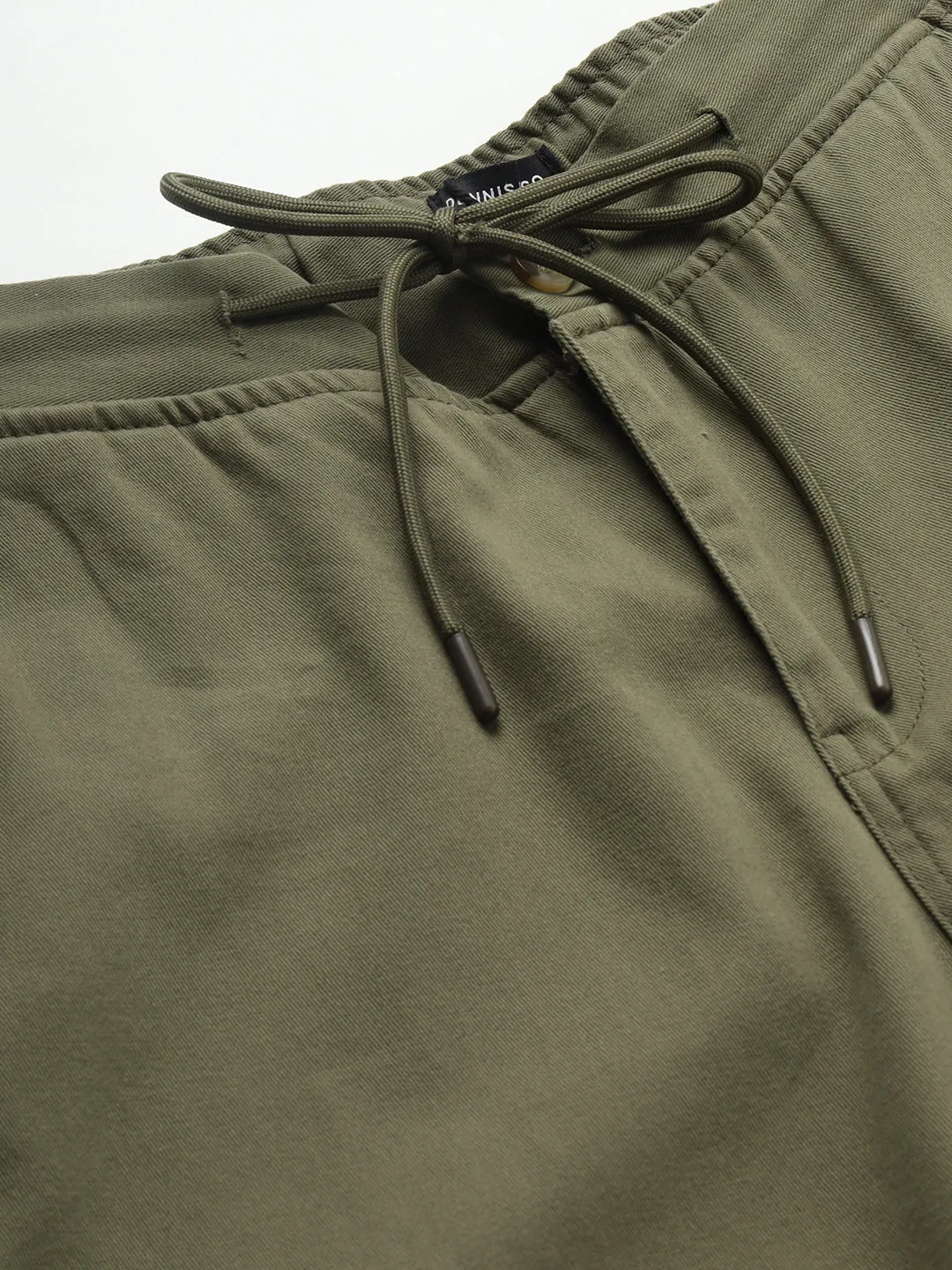 Men's Light Olive Solid Chino