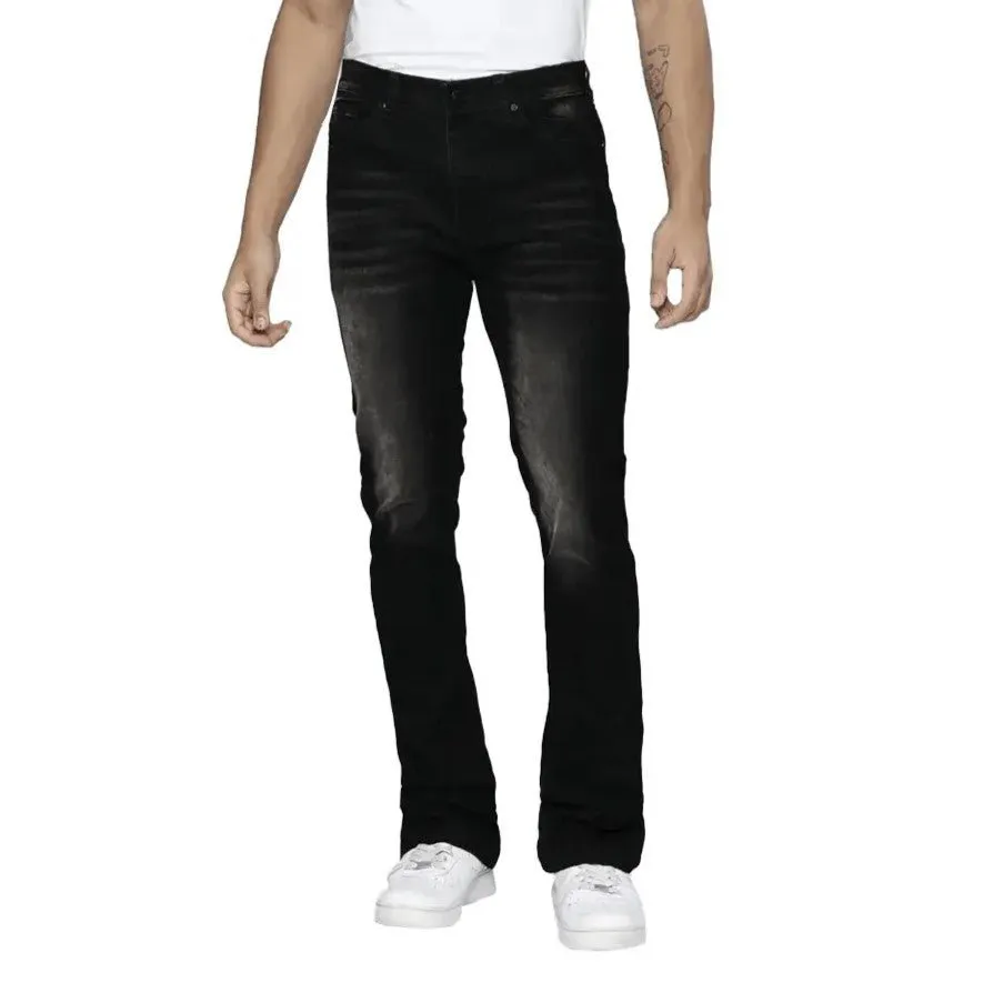 Men's Stacked Fit Jeans Pant With Stitched Hem
