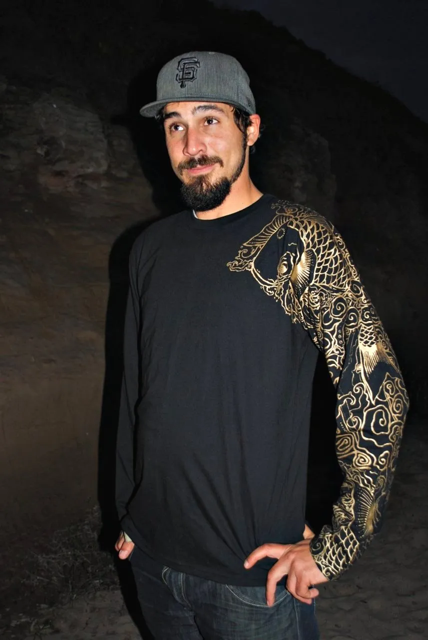 Men's T-shirt Koi Long Sleeve