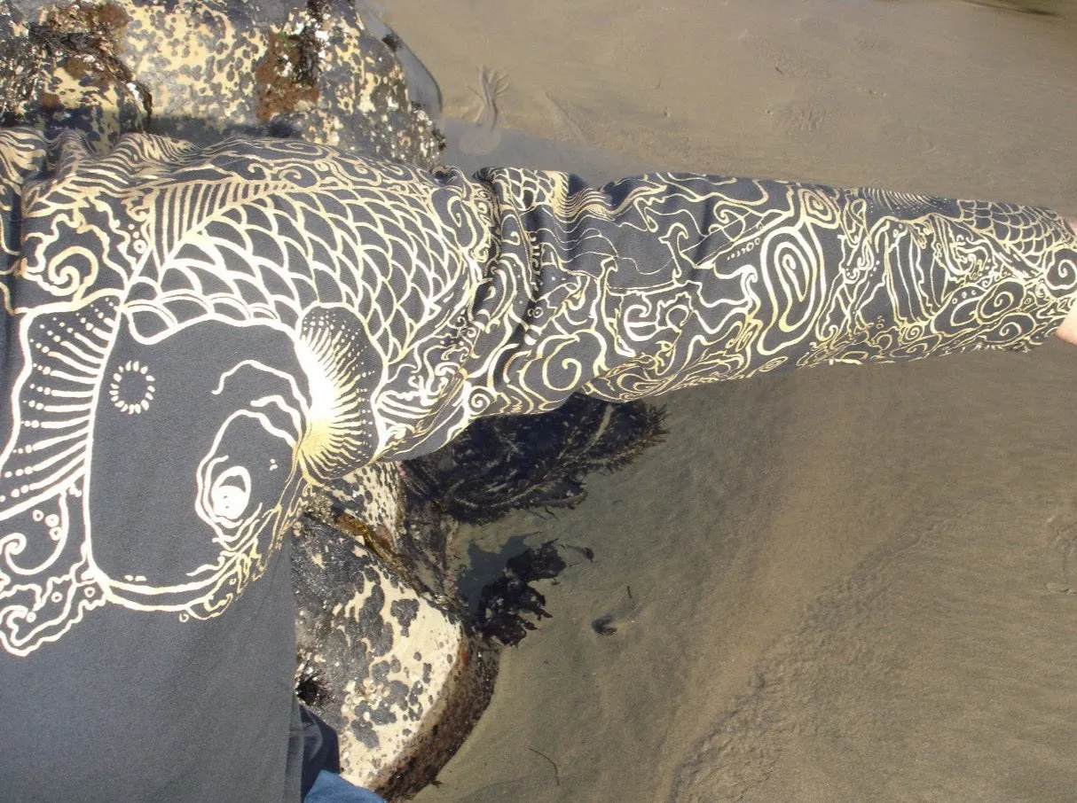 Men's T-shirt Koi Long Sleeve