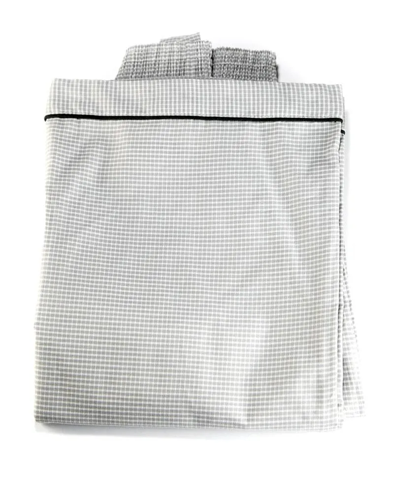 Mens Wedding Nightdress - Checkered Design Nightwear By Hy-Brow Plus High Classic