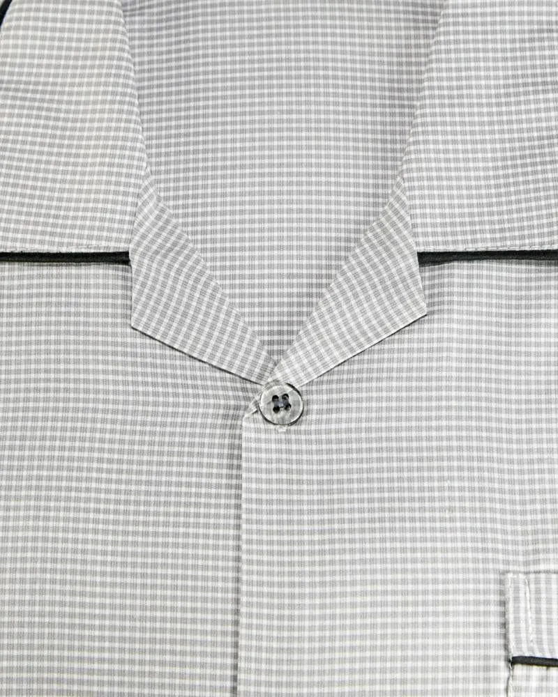 Mens Wedding Nightdress - Checkered Design Nightwear By Hy-Brow Plus High Classic
