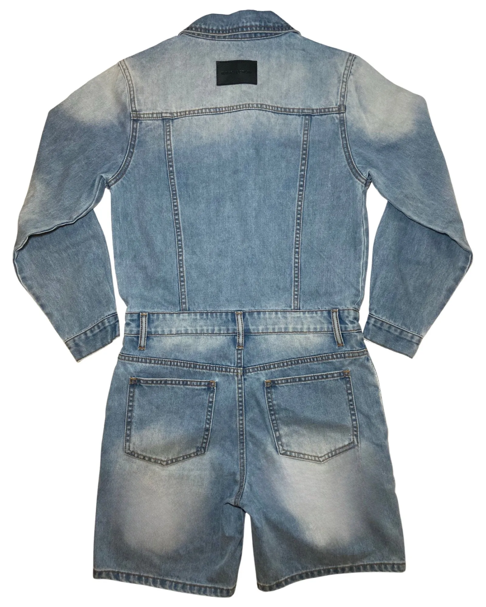 Myra Denim Romper
