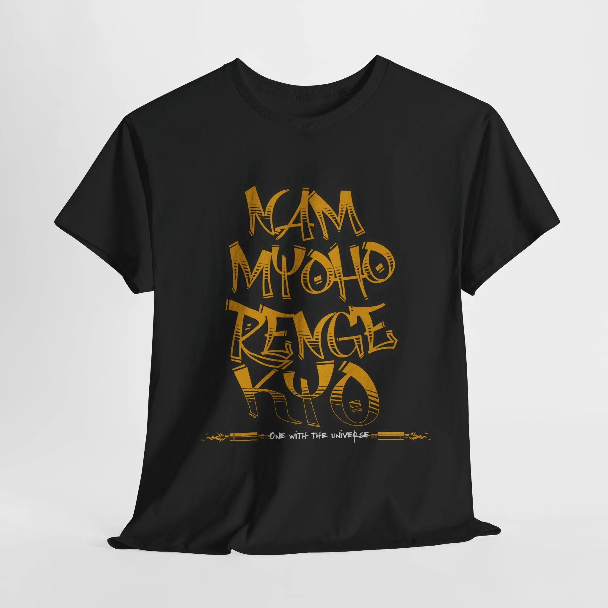 Nam myoho renge kyo Inspirational Unisex Heavy Cotton Tee, Spiritual T-Shirt, Motivational Shirt
