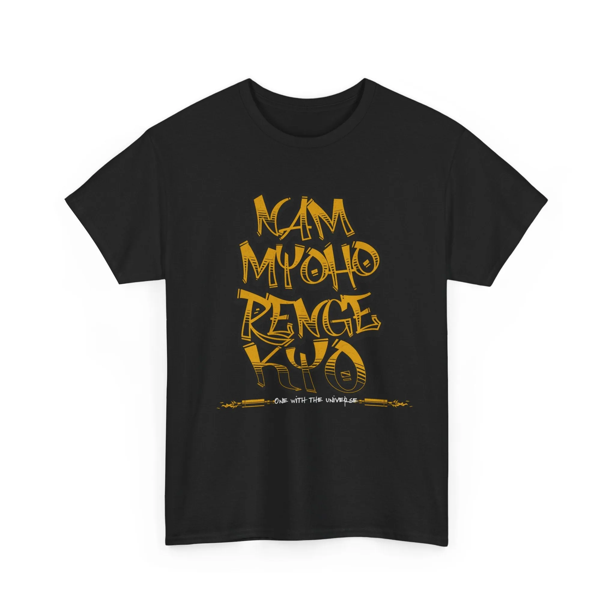 Nam myoho renge kyo Inspirational Unisex Heavy Cotton Tee, Spiritual T-Shirt, Motivational Shirt
