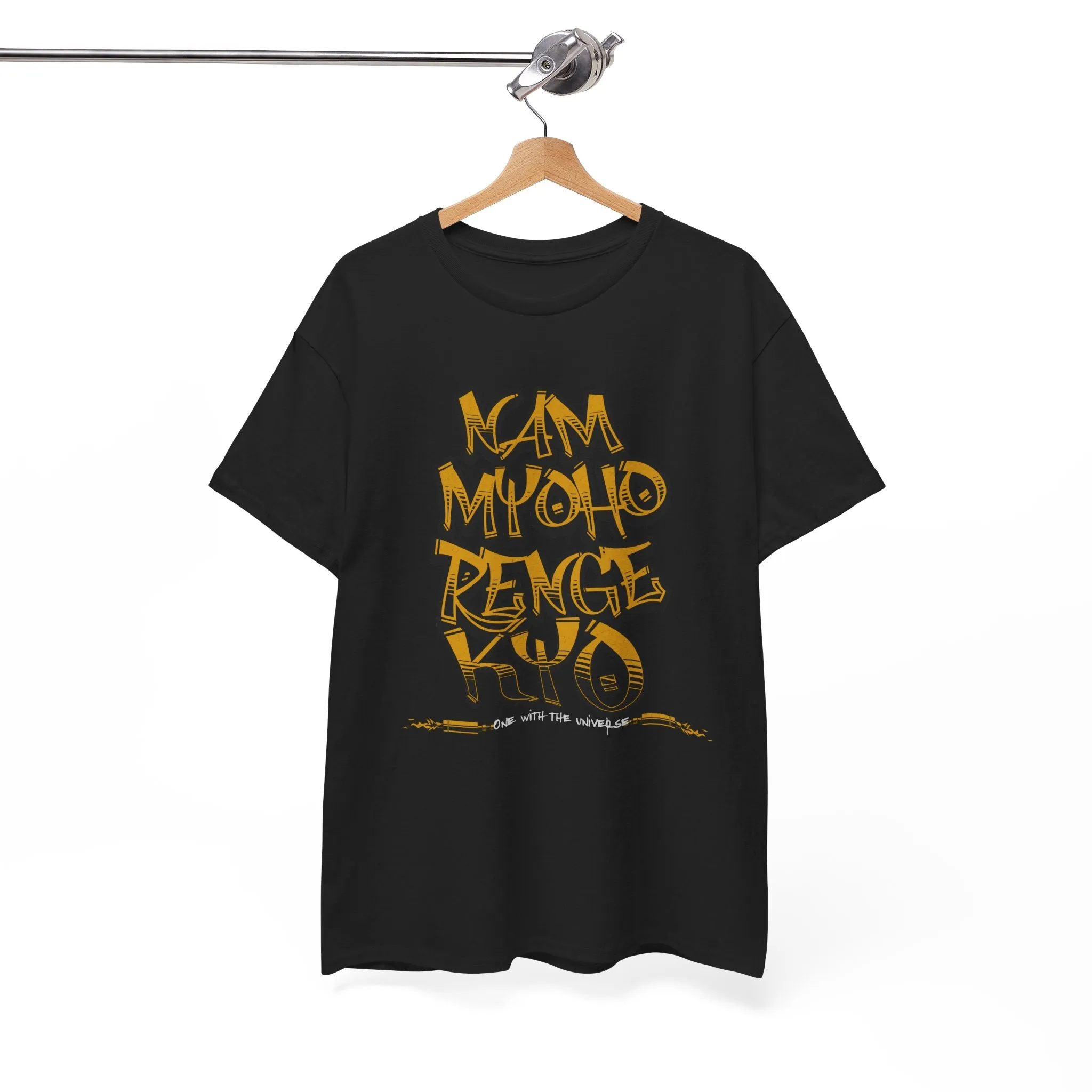 Nam myoho renge kyo Inspirational Unisex Heavy Cotton Tee, Spiritual T-Shirt, Motivational Shirt